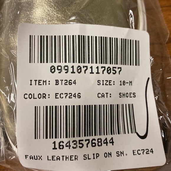 J Crew Faux-leather slip-on sneakers BT264 - Picture 6 of 6